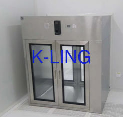 Boîte de passage industrielle pharmaceutique d'acier inoxydable pour la vitesse d'air de Cleanroom 0.45m/s