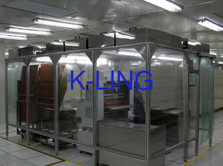 Cabine verticale d'écoulement de Lamianr avec le cadre ISO7 de l'acier inoxydable 304