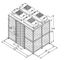 La purification modulaire 65dB G4 filtrent des cabines de pièce propre